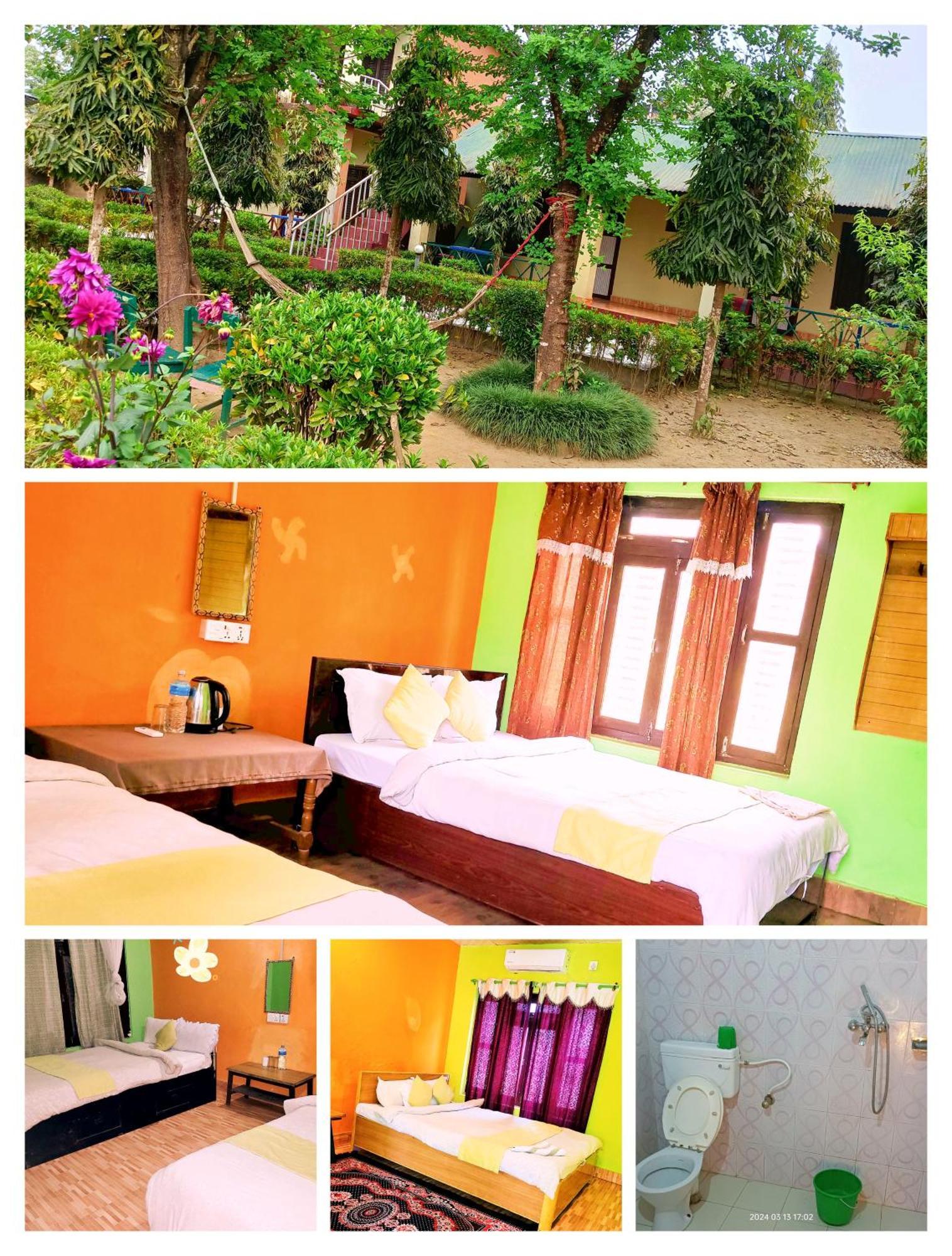 Hotel Butterfly - Peaceful Garden For Nature Lovers Sauraha Eksteriør billede